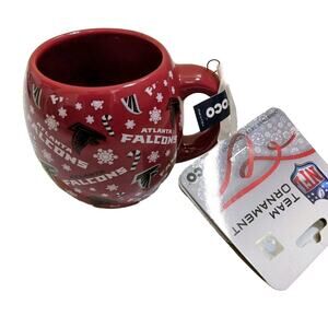 New Atlanta Falcons Miniature Collectible Coffee Mug Christmas Ornament FOCO